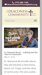 Mobile Screenshot of deaconesscommunity.org